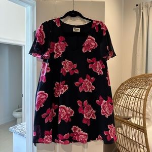 Show me your mumu dress small - navy/pink